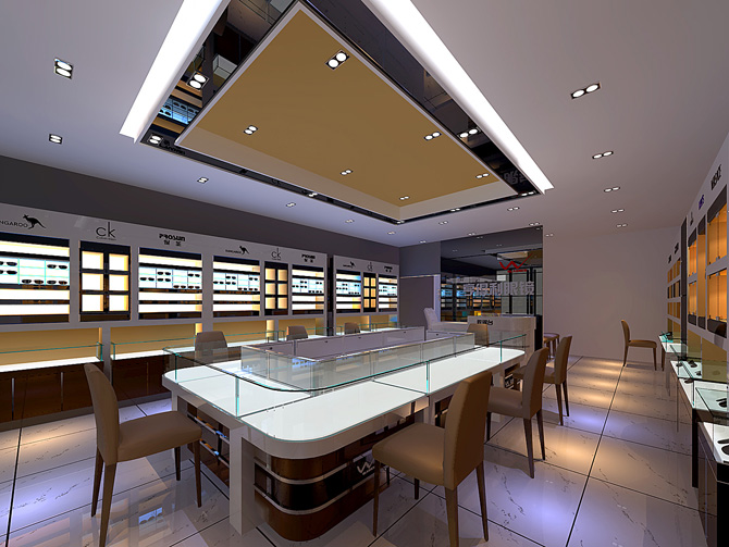 眼镜店装修，眼镜展柜，眼镜柜台，很好的眼镜店装修公司，眼镜店装修价格